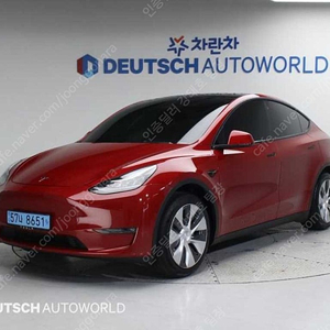테슬라 모델 Y 중고차 모델Y 중고자동차 빨간색 2021년식 56,796km 스탠다드 레인지 수원중고차