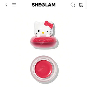 쉬글램 sheglam 헬로키티 화장품(트루 러브 듀이 멀티 유즈 밤, 코스탈 챠밍 크림 치크)