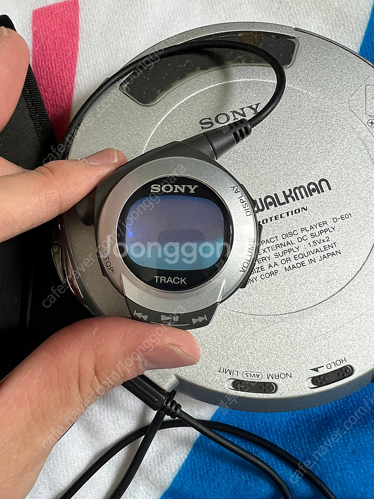 Sony d-e01 cd플레이어--2