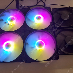 DAVEN RGB LED PC 쿨링팬 140mm 4개 + NON RGB 120mm 2개 새상품