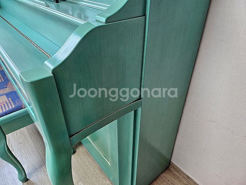 삼익 콜러앤캠벨 에메랄드색 중고피아노 판매합니다.--3