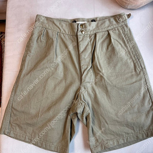(가격 인하)오스트레일리아 아미 카키 쇼츠(허리 37-38cm)_아나토미카, rrl, 알든, 링자켓, 오어슬로우, 레졸루트