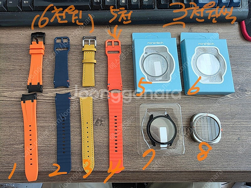 갤럭시 워치 7 40mm 시계줄 팝니다 워치5 워치6 ...--0