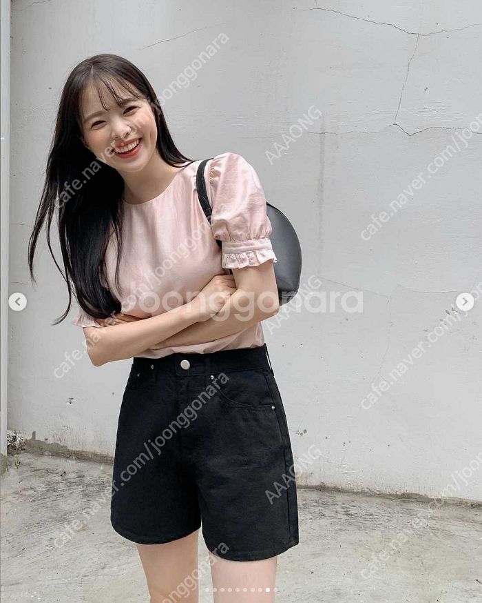 레이지코너 베이직 코튼 하프 팬츠 (베이지,블랙)--0