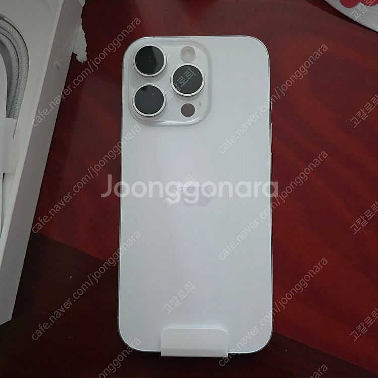 아이폰16 Pro 자급제 512GB 화이트티타늄 미사용...--4