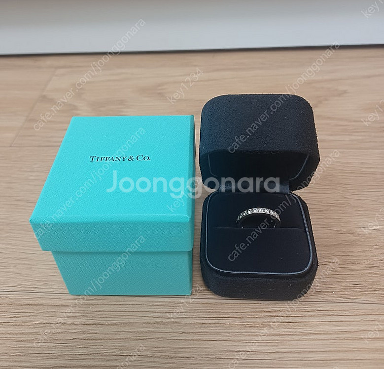 3mm)티파니 채널 세팅 풀 다이아 플래티늄 가드링 반...--1