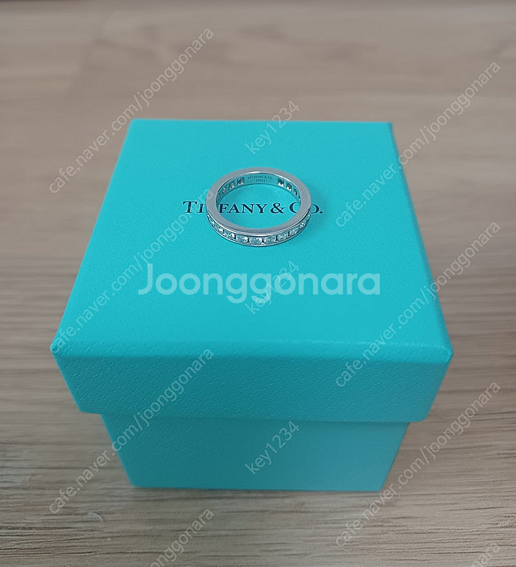 3mm)티파니 채널 세팅 풀 다이아 플래티늄 가드링 반...--2