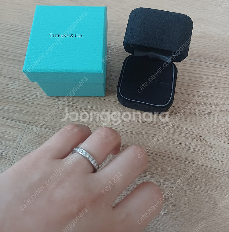 3mm)티파니 채널 세팅 풀 다이아 플래티늄 가드링 반...--6
