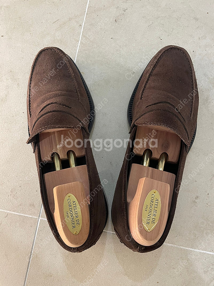 토즈 Tods 브라운 스웨이드 로퍼 UK8 사이즈(알든...--2