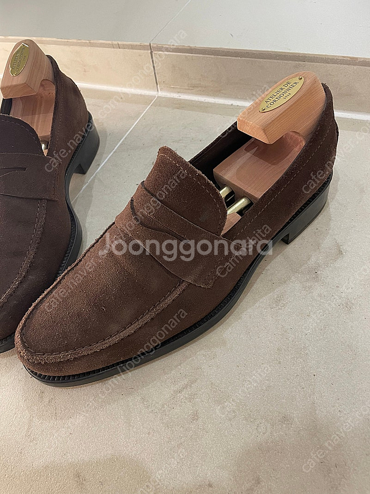토즈 Tods 브라운 스웨이드 로퍼 UK8 사이즈(알든...--5