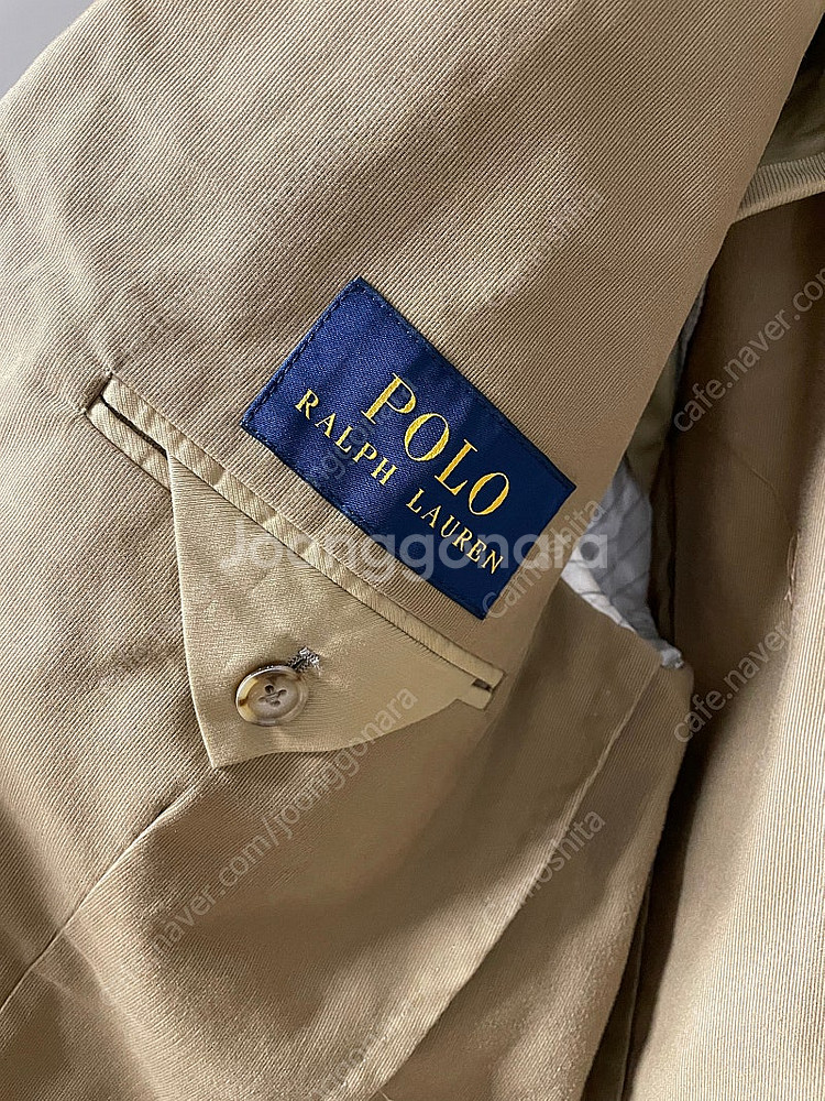 폴로 치노자켓 블레이저 베이지 ITALY MADE 40...--2