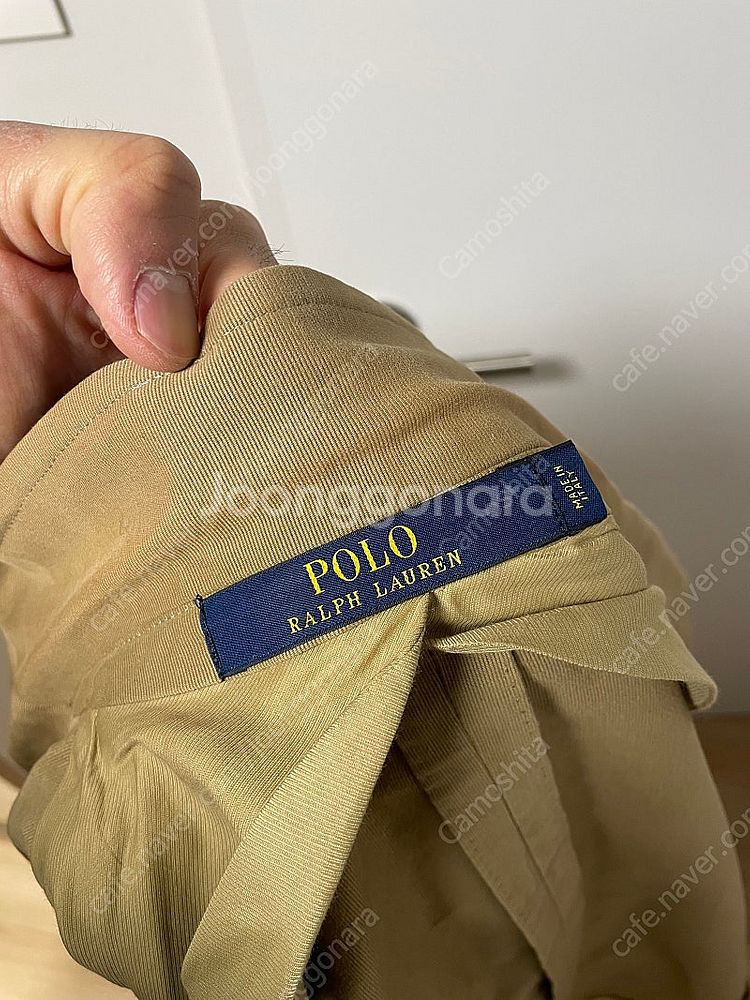 폴로 치노자켓 블레이저 베이지 ITALY MADE 40...--3