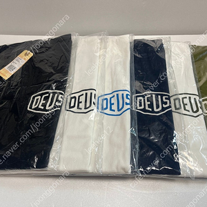 L XL 데우스 EX 마키나 서울 컬리지 반팔 티셔츠 블랙 화이트 삼청 블루 6종 네이비 미개봉 미시착 새상품