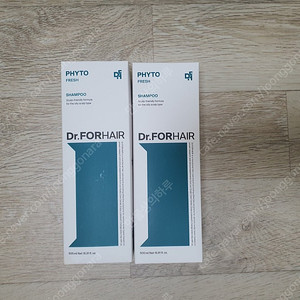 닥터포헤어 피토프레시 지성샴푸 500ml x 2개 팝니다.