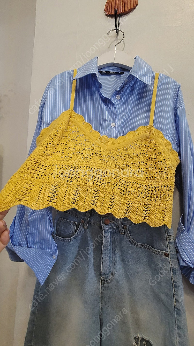 자라 크롭셔츠&셔츠점퍼. 수입 뷔스티에--6