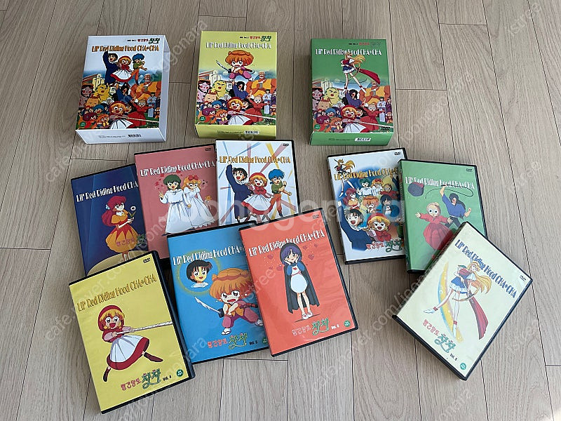 빨간망토차차 한국판 DVD 1,2,3 세트 (택포)--1