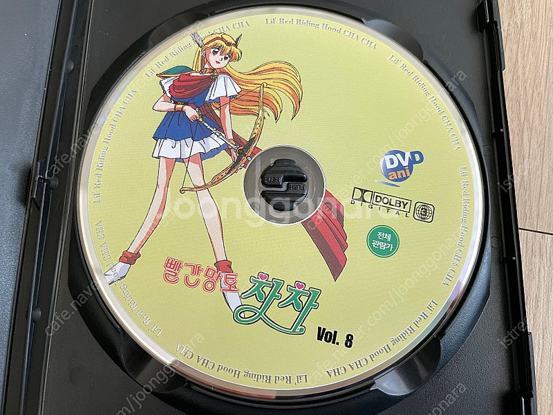 빨간망토차차 한국판 DVD 1,2,3 세트 (택포)--2