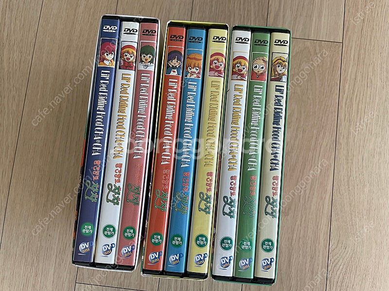 빨간망토차차 한국판 DVD 1,2,3 세트 (택포)--4