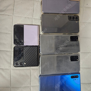 (6대 일괄 70만원)정상작동 s21,s20+,플립3