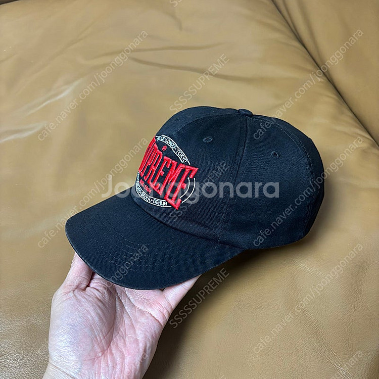 Supreme 슈프림 웜업 블랙 6패널 볼캡 모자 (W...--3
