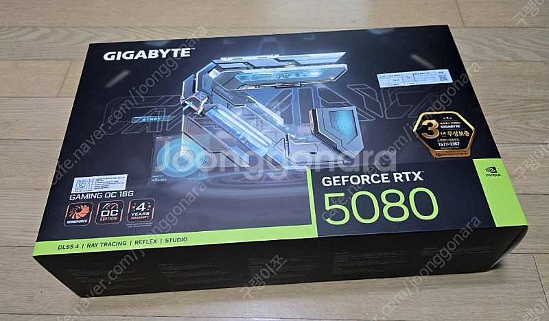 GIGABYTE RTX 5080 GAMING OC (기...--0