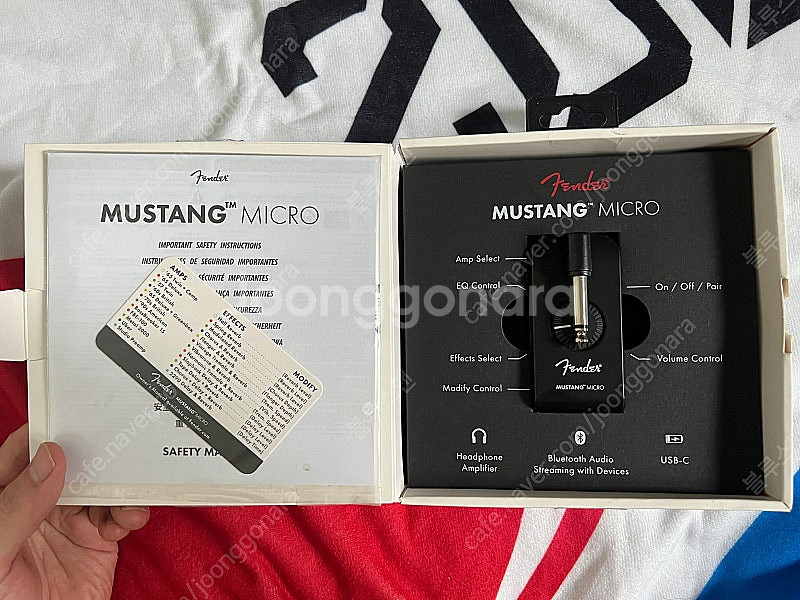 Fender mustang micro amp 팬더 마이크로 앰프--1
