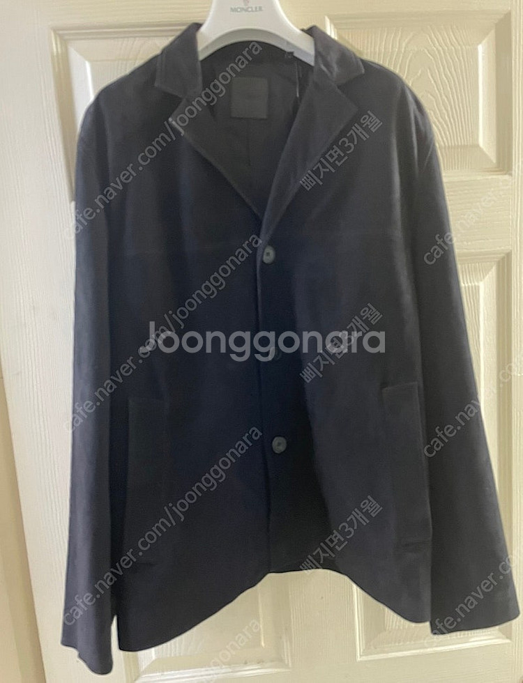 [새상품]띠어리 3B Leather 스웨이드 자켓--2