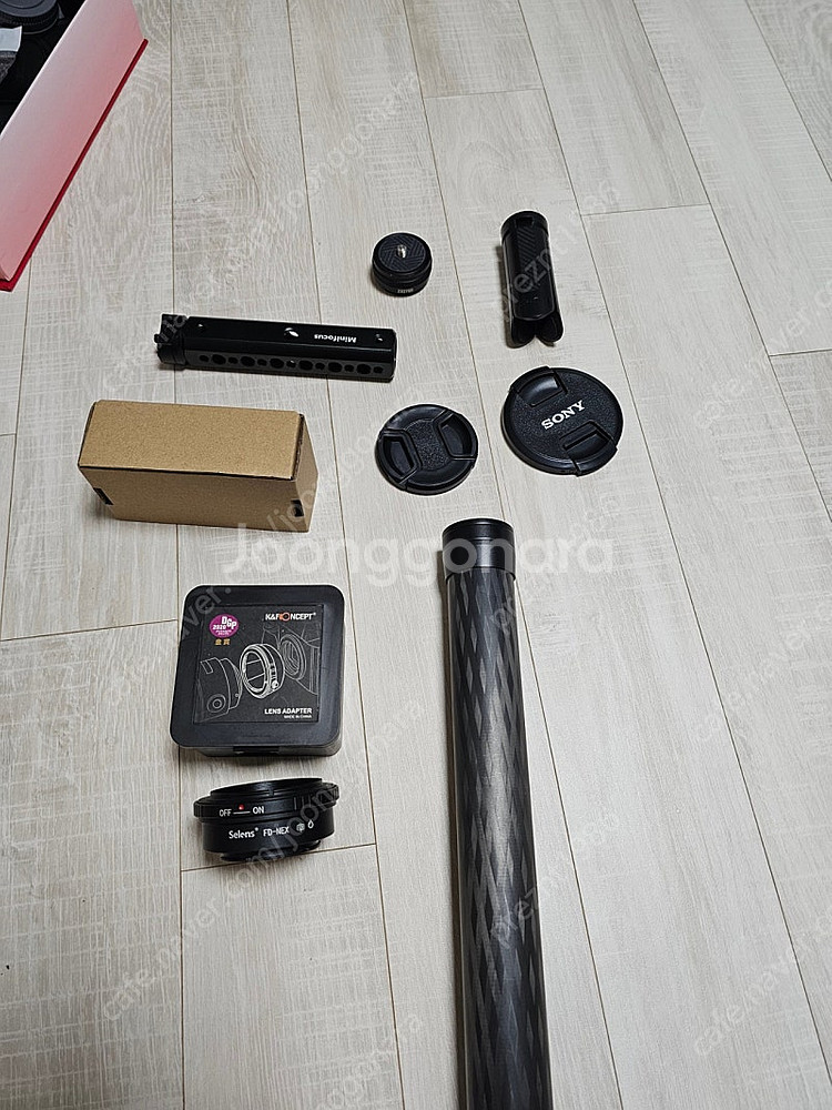 카메라 용품 판매 렌즈 캡 어뎁터 카본로드 기타 등등--0