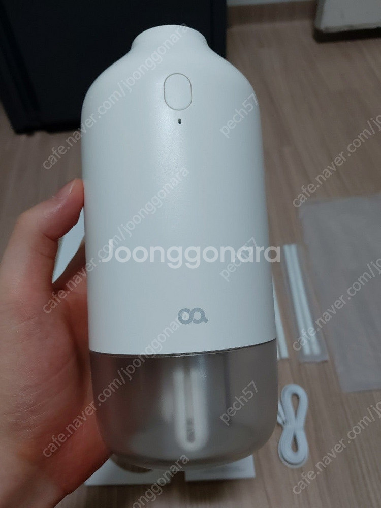 오아 듀얼 미스트 무선 가습기 팝니다--6