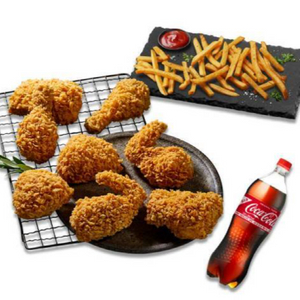 BBQ 황금올리브치킨 + BBQ 감자튀김 + 콜라 1.25L