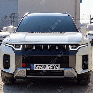 쌍용 중고차 토레스 중고차 흰색 2025년식 3,949km 1.5 GDI-T 2WD T7 수원중고차