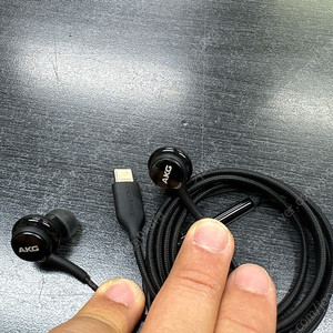 AKG 삼성 이어폰 C타입 블랙 + 아즈라이어팁 ms + 스타벅스키링