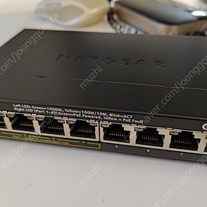 넷기어 NETGEAR GS308P POE 기가비트 스위치