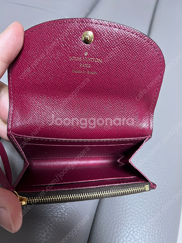 루이비통 로잘리 코인퍼스 금장 판매--4