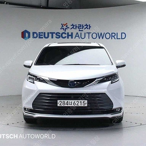 흰색 시에나중고 토요타 시에나 중고 2.5 AWD 하이브리드 실매물인증중고차 55,331 km