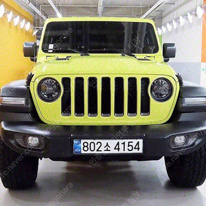 노란색 지프 글래디에이터 중고 지프 중고차 3.6 루비콘 4WD 실매물인증중고차 중고리스할부 31,736 km