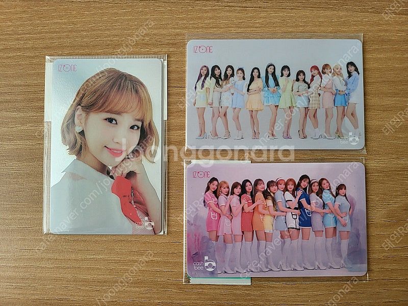 아이즈원(김채원위주)pvc카드.교통카드.포토카드 일괄판...--5