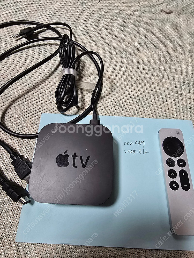 애플TV HD 셋톱박스 2세대 4K 32G A2169--0