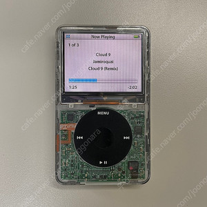 아이팟 클래식 투명 SSD + 대용량 배터리