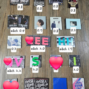 사진많아요)슈퍼주니어 여러가지 물품 판매 양도합니다