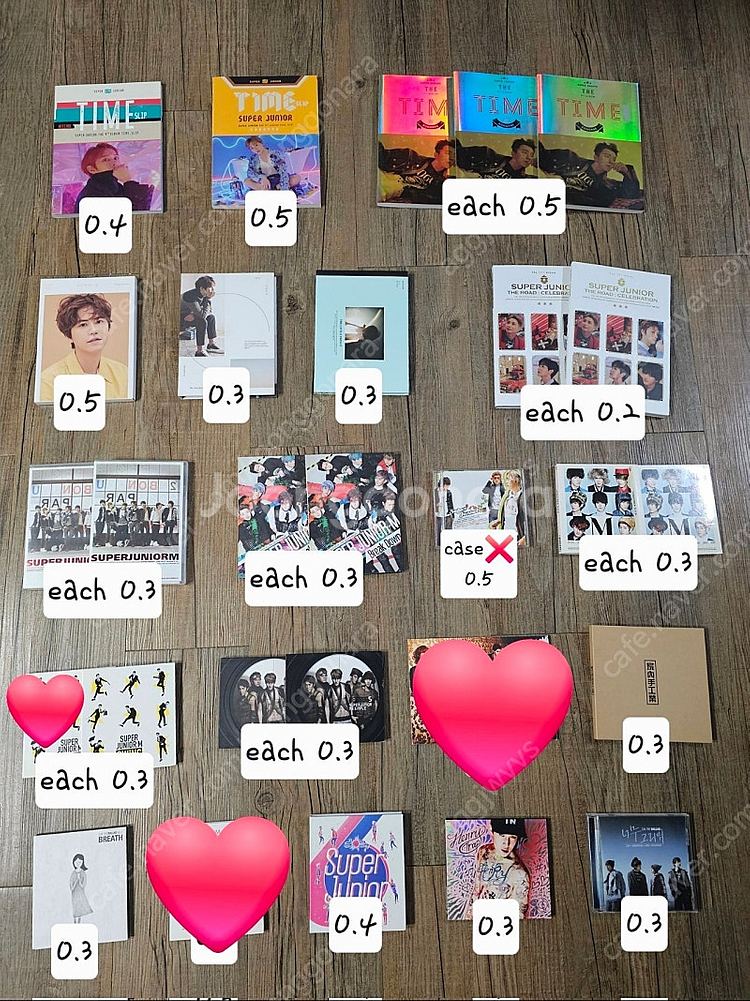 사진많아요)슈퍼주니어 여러가지 물품 판매 양도합니다--1