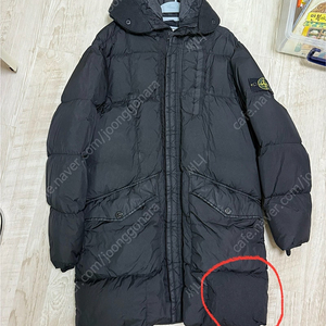 스톤아일랜드 크링클랩스 롱패딩 M사이즈 매장판 최저가 판매