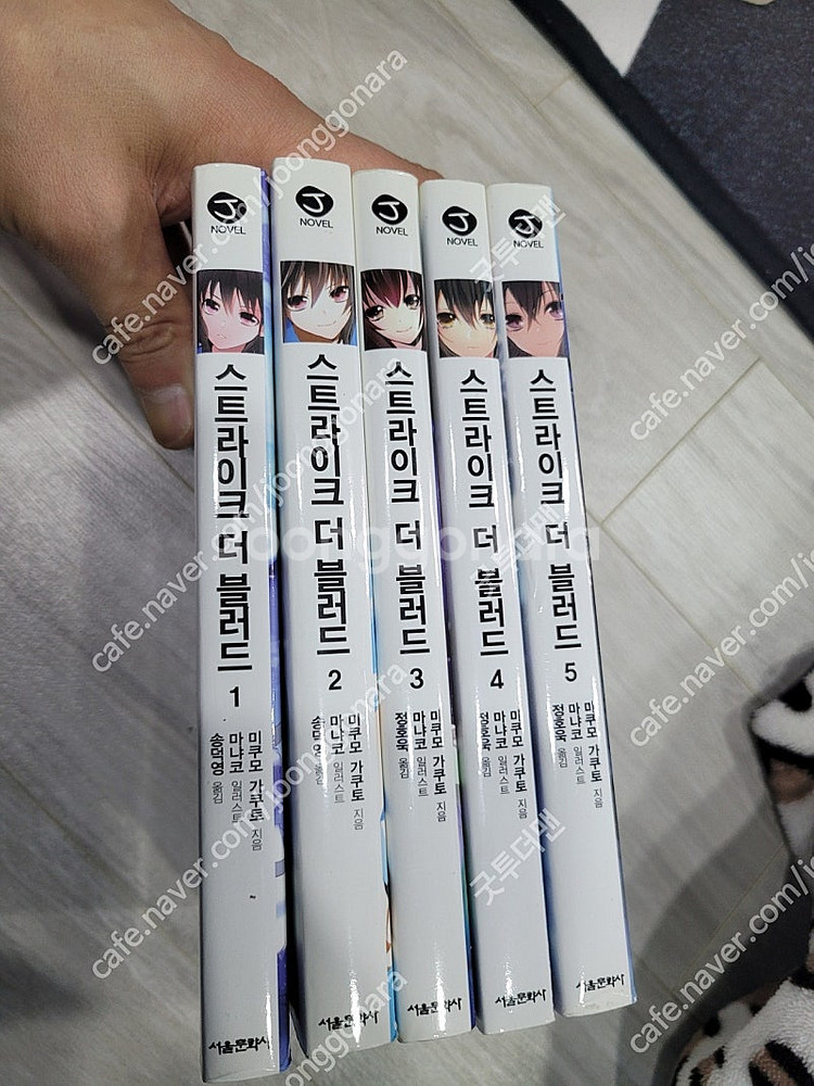 라노벨 스트라이크 더 블러드 1-5 택포 1만5천원--0