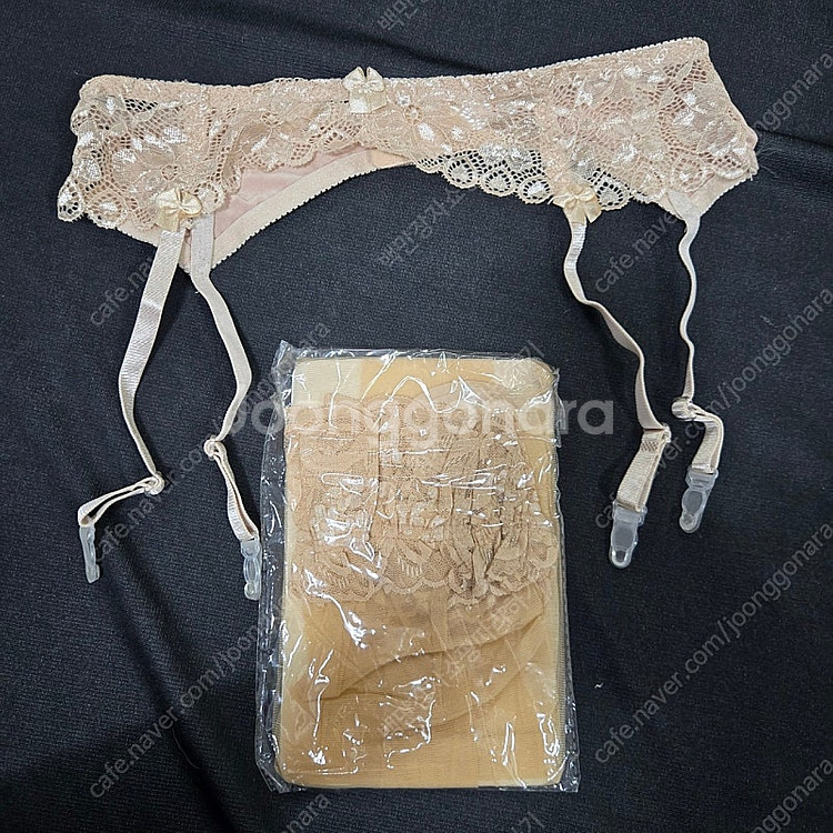 레이스 가터벨트4세트 <밴드스타킹>롤리 가터벨트 블랙,...--3