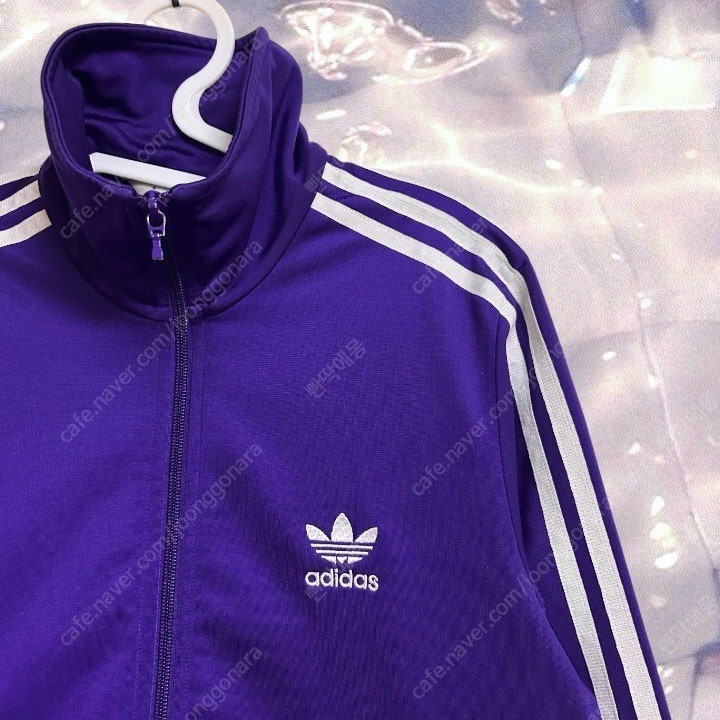 아디다스 파이어버드 져지 빅로고 퍼플 M--3