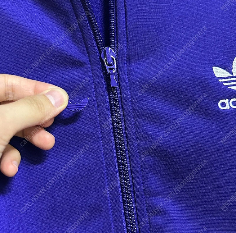 아디다스 파이어버드 져지 빅로고 퍼플 M--8