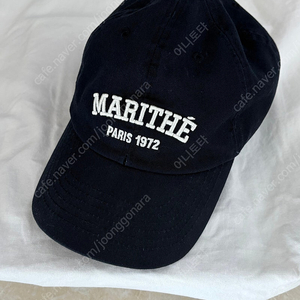 마리떼 볼캡 모자 logo cap navy