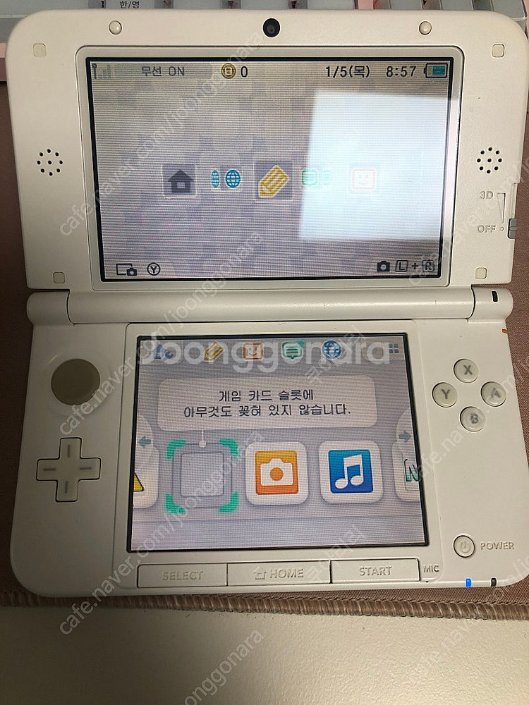 닌텐도 3ds xl 구큰다수 화이트--2