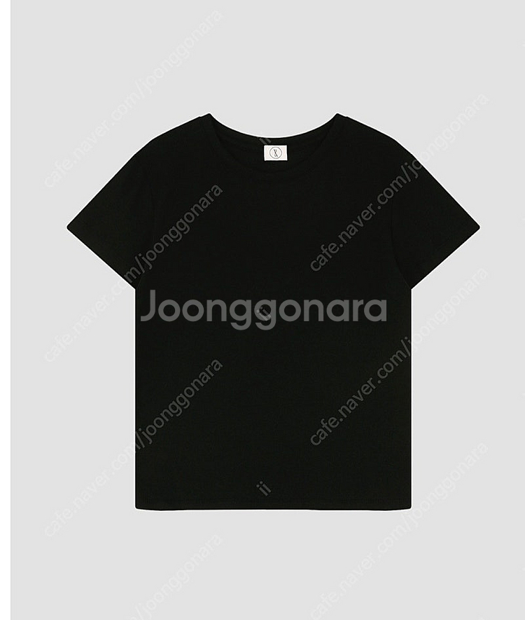 식스앤어하프 CREW NECK TEE - BLACK S...--0