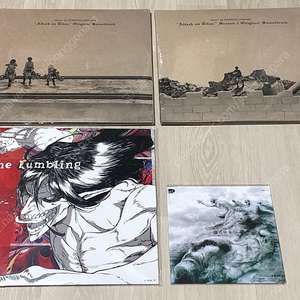 진격의 거인 LP 바이닐 4종 미사용 신품 일괄